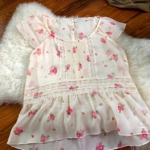 Abercrombie and Fitch Chiffon Style Floral